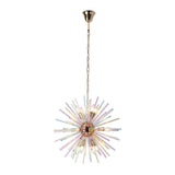 Lustre Salon Étoile 12 Lumières en Laiton 56 cm Modèle 2