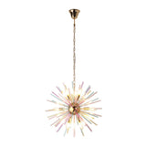 Lustre Salon Étoile 12 Lumières en Laiton 56 cm Modèle 2