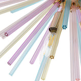 Lustre Salon Étoile 12 Lumières en Laiton 56 cm Modèle 2