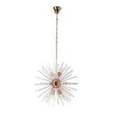 Lustre Salon Étoile 12 Lumières en Laiton 56 cm Modèle 2
