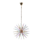 Lustre Salon Étoile 12 Lumières en Laiton 56 cm Modèle 2