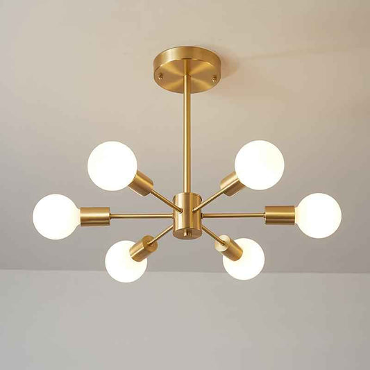Lustre 6 Lumières Grand Sputnik
