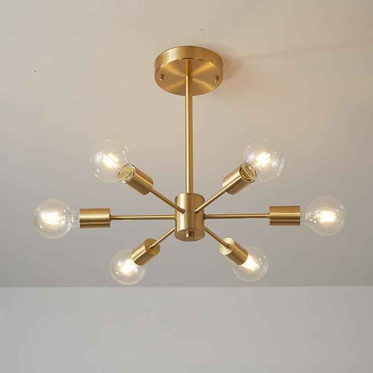 Lustre 6 Lumières Grand Sputnik