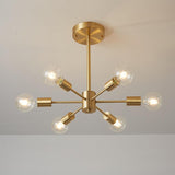 Lustre 6 Lumières Grand Sputnik