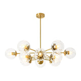 Lustre Salon Spoutnik 12 Lumières en Verre