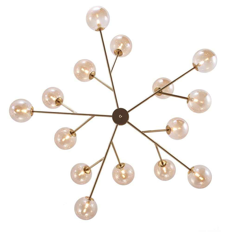 Lustre Moderne 15 Lumières Sputnik Sphère pour Salon