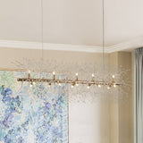 Lustre Salon Spoutnik 15 Lumières en Cristal