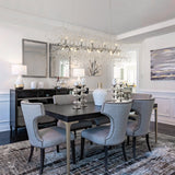 Lustre Salon Spoutnik 15 Lumières en Cristal