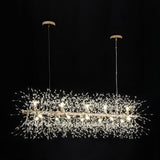 Lustre Salon Spoutnik 15 Lumières en Cristal