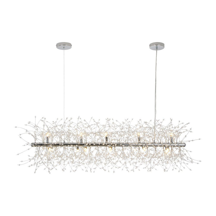 Lustre Salon Spoutnik 15 Lumières en Cristal