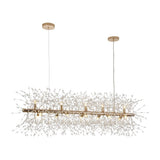 Lustre Salon Spoutnik 15 Lumières en Cristal