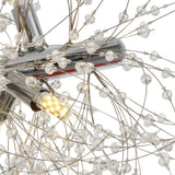 Lustre Salon Spoutnik 15 Lumières en Cristal