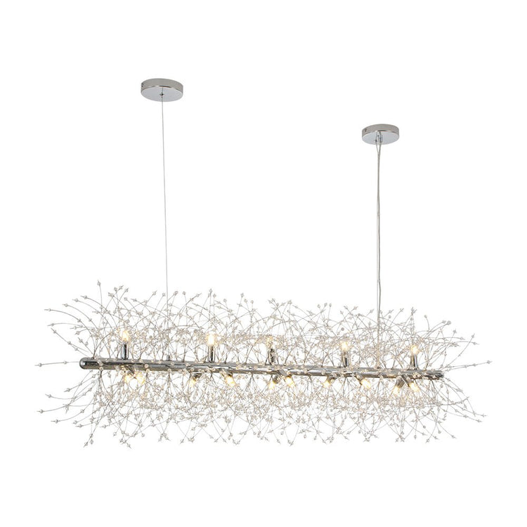 Lustre Salon Spoutnik 15 Lumières en Cristal