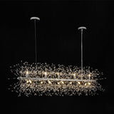 Lustre Salon Spoutnik 15 Lumières en Cristal