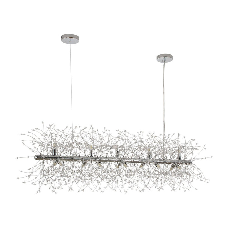 Lustre Salon Spoutnik 15 Lumières en Cristal