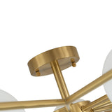 Lustre Salon Branche 15 Lumières en Verre
