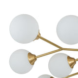 Lustre Salon Branche 15 Lumières en Verre