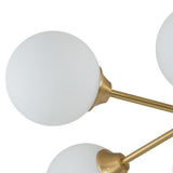 Lustre Salon Branche 15 Lumières en Verre