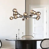 Lustre Moderne 15 Lumières Sputnik Sphère pour Salon