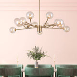 Lustre Moderne 15 Lumières Sputnik Sphère pour Salon