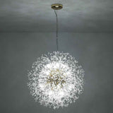 Lustre 16 Lumières Grand Format Luxe Sputnik Feu d'Artifice pour Salon