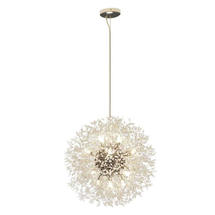 Lustre 16 Lumières Grand Format Luxe Sputnik Feu d'Artifice pour Salon