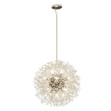 Lustre 16 Lumières Grand Format Luxe Sputnik Feu d'Artifice pour Salon