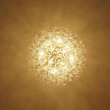 Lustre 16 Lumières Grand Format Luxe Sputnik Feu d'Artifice pour Salon