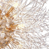 Lustre 16 Lumières Grand Format Luxe Sputnik Feu d'Artifice pour Salon