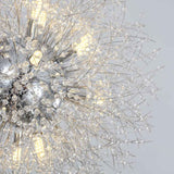 Lustre 16 Lumières Grand Format Luxe Sputnik Feu d'Artifice pour Salon