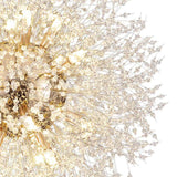 Lustre 16 Lumières Grand Format Luxe Sputnik Feu d'Artifice pour Salon