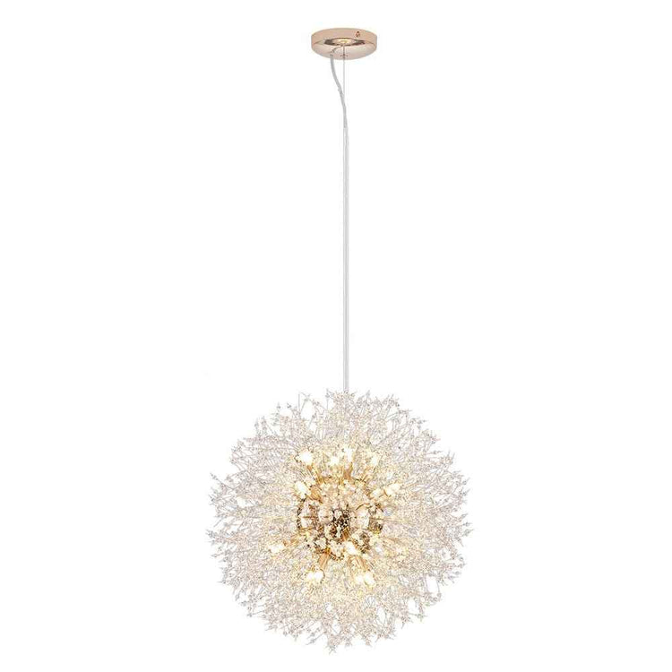 Lustre 16 Lumières Grand Format Luxe Sputnik Feu d'Artifice pour Salon