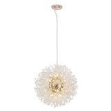 Lustre 16 Lumières Grand Format Luxe Sputnik Feu d'Artifice pour Salon