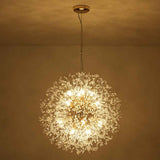 Lustre 16 Lumières Grand Format Luxe Sputnik Feu d'Artifice pour Salon