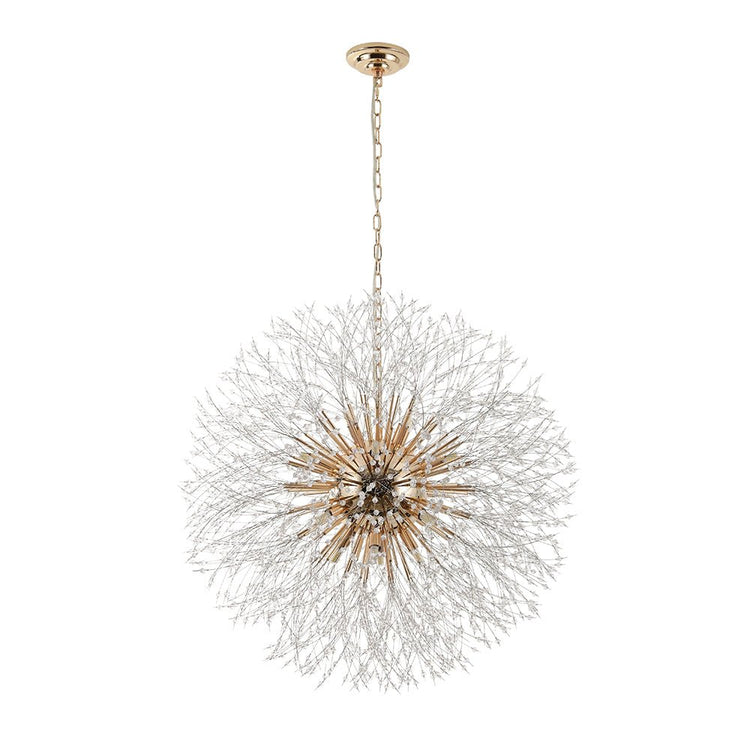 Lustre Salon Spoutnik 16 Lumières en Cristal
