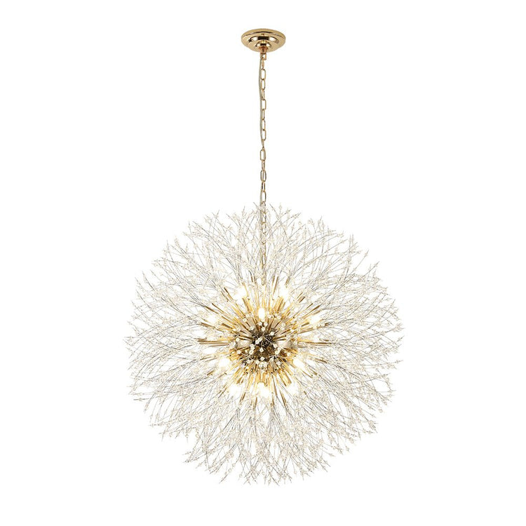 Lustre Salon Spoutnik 16 Lumières en Cristal