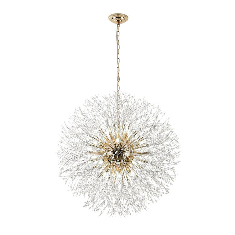 Lustre Salon Spoutnik 16 Lumières en Cristal