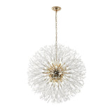 Lustre Salon Spoutnik 16 Lumières en Cristal