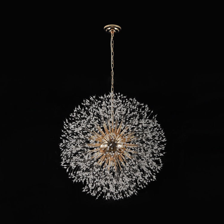 Lustre Salon Spoutnik 16 Lumières en Cristal