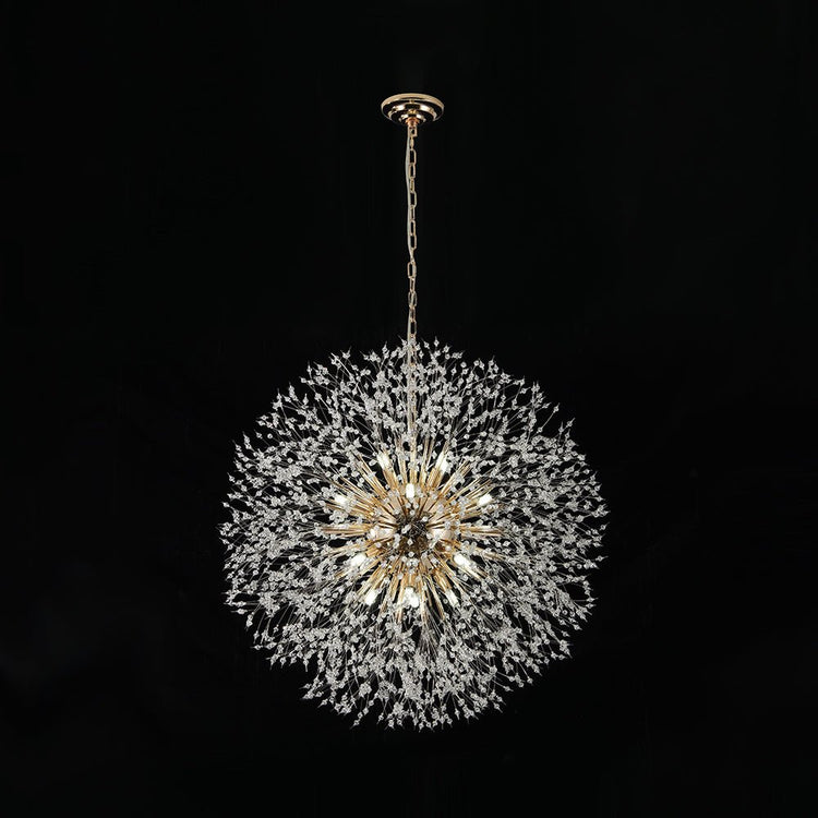Lustre Salon Spoutnik 16 Lumières en Cristal