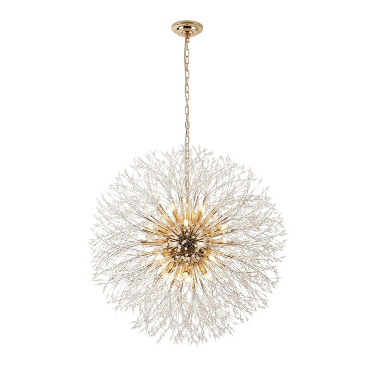 Lustre Salon Spoutnik 16 Lumières en Cristal