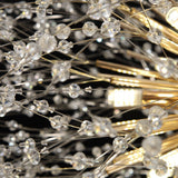 Lustre Salon Spoutnik 16 Lumières en Cristal