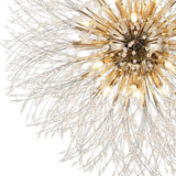 Lustre Salon Spoutnik 16 Lumières en Cristal