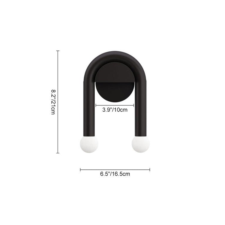 Applique Murale Chambre 2 Lumières en Métal