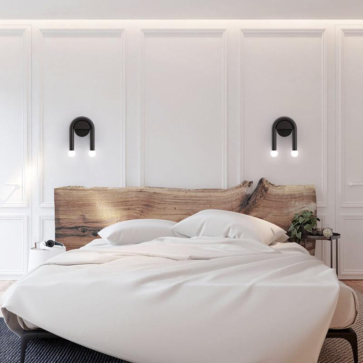 Applique Murale Chambre 2 Lumières en Métal