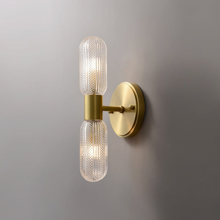 Applique Murale Chambre Cylindre en Verre