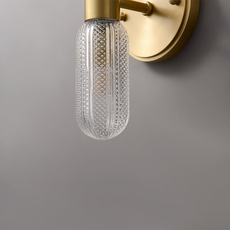 Applique Murale Chambre Cylindre en Verre