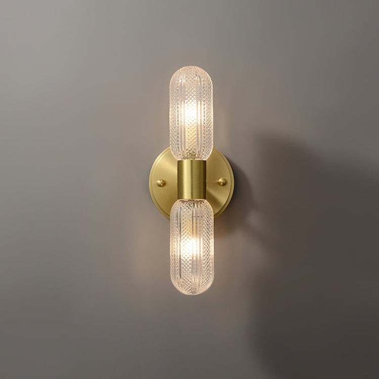 Applique Murale Chambre Cylindre en Verre