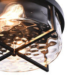 Plafonnier Salon Bulle 2 Lumières en Verre 33 cm Modèle 2