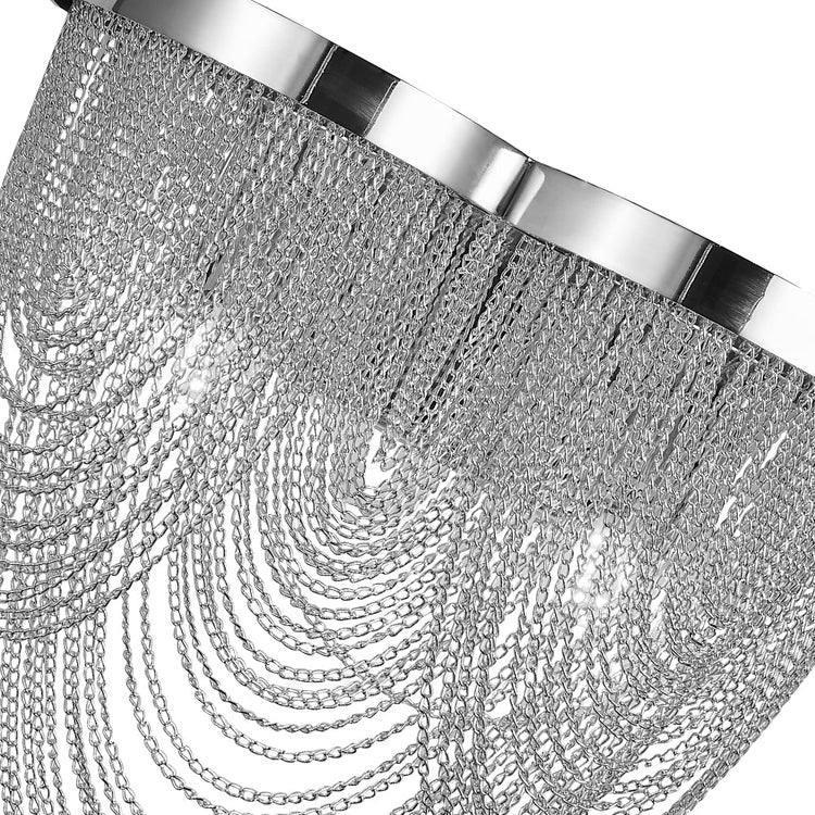 Applique Murale Chambre Pompon en Chrome